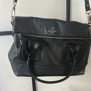 Kate Spade Textured Black Shoulder Bag